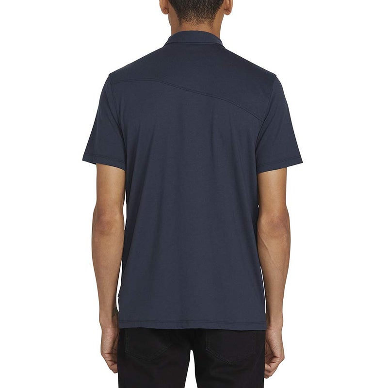 Volcom mens Wowzer Modern Fit Polo Shirt, Navy, Large US - Image 2